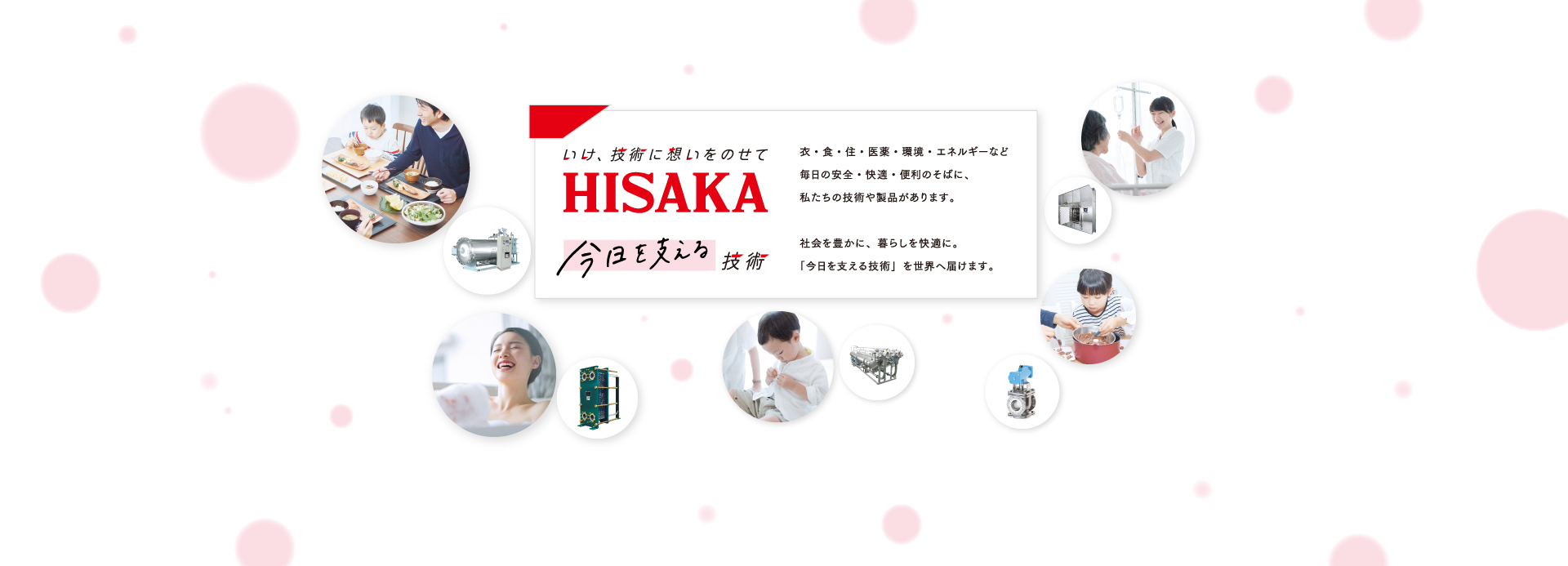 いけ、技術に想いをのせて HISAKA 今日を支える技術