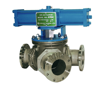 AR Model : Double Acting Actuator (135 deg. Rotation, Rack Pinion type)